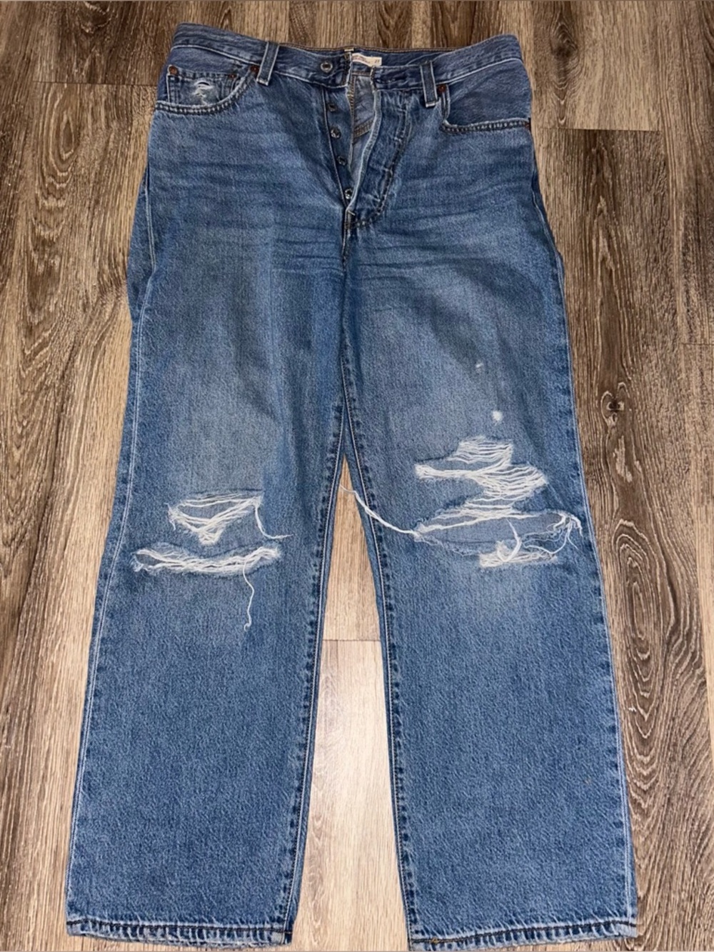 Levi’s ribcage straight ankle